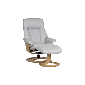 ATLANTA RECLINER + FOOTSTOOL H1 LEATHER O