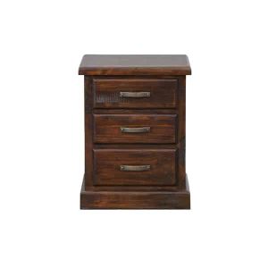 CARIBBEAN 3 DRAWER BEDSIDE TABLE