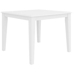 HAMPTON 100CM SQUARE DINING TABLE WHITE