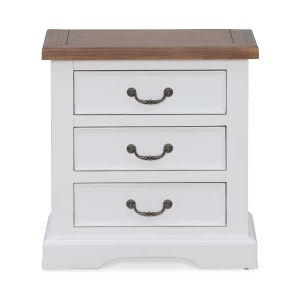 OREGON 3 DRAWER BEDSIDE