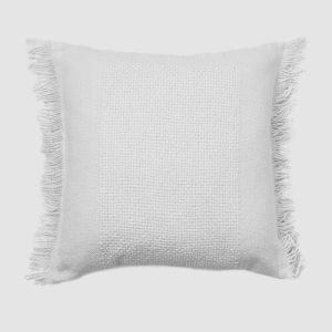 LOGAN & MASON PIPER SILVER SQUARE CUSHION