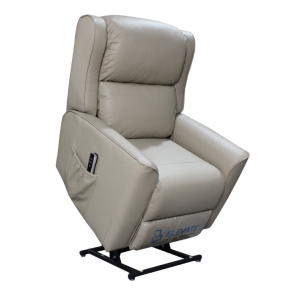 QUEBEC BALTIMORE DUAL MOTOR LIFT CHAIR LEATHER TAUPE