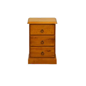 SAMSON 3 DRAWER BEDSIDE TABLE