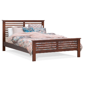 TOWN HOUSE DOUBLE BED WALNUT