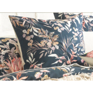 WARATAH MIDNIGHT EUROPEAN PILLOWCASE