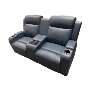 ARNOLD 2ERER WITH CONSOLE LEATHER BLUE