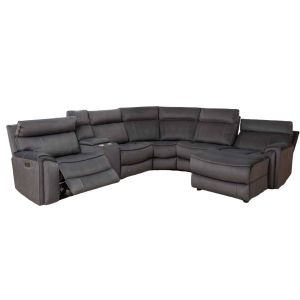 DYNASTY LARGE CORNER WITH RHF CHAISE CHARCOAL